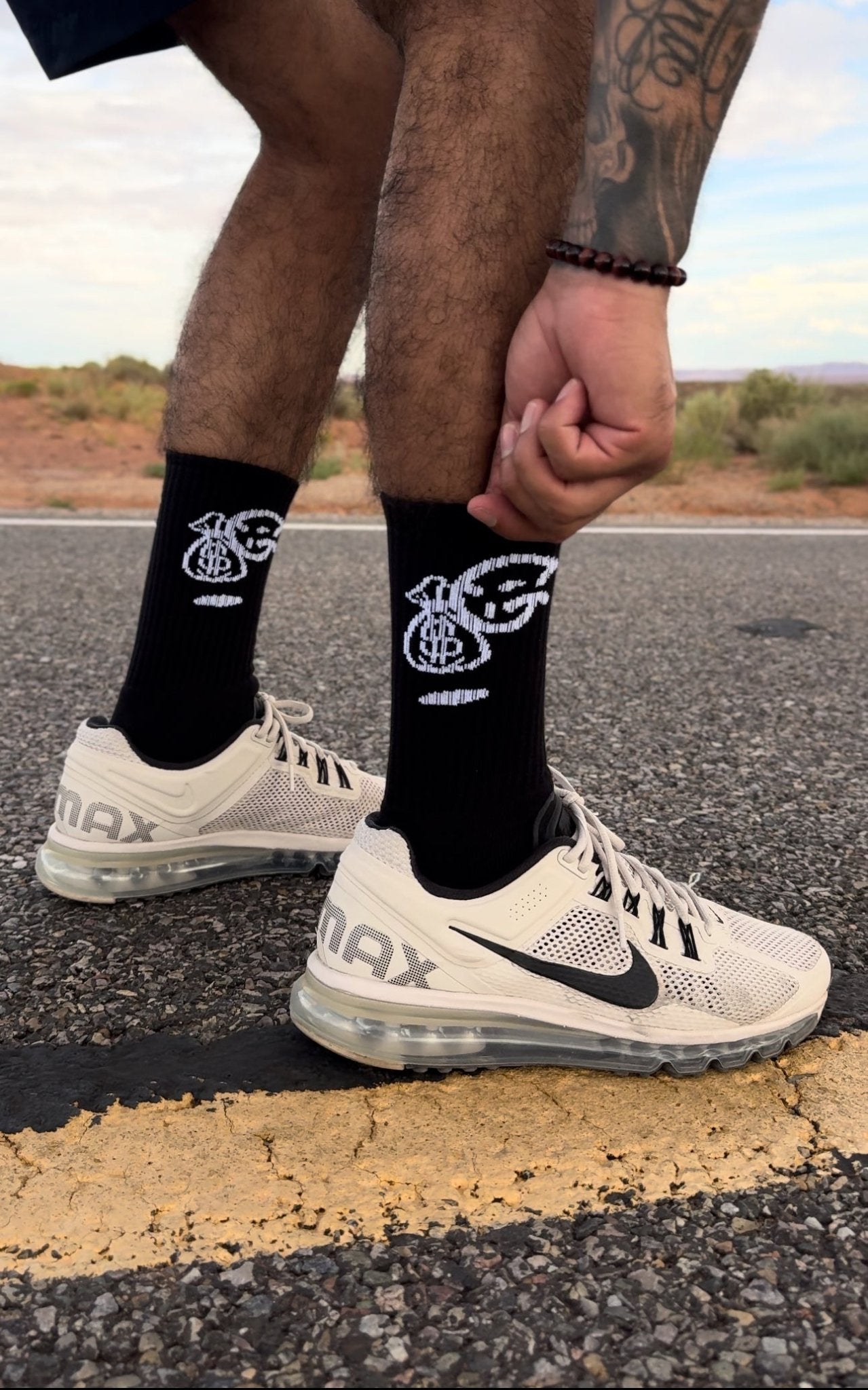 Ghost Money Socks